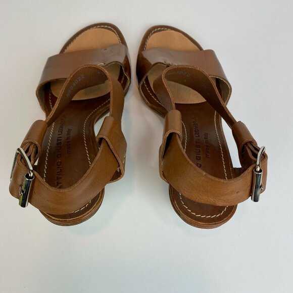 AGL Attilio Giusti Leombruni Heels Sandals‎ 5.5 Brown Copper Patent Leather 35.5 - Picture 5 of 11